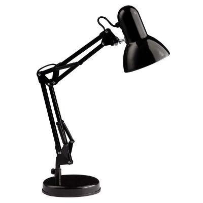 Industrielle Schreibtischlampe Schwarz, Naline, mit Schalter