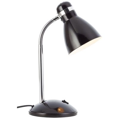 Kunststoff Schreibtischlampe Schwarz, Santana, mit Schalter