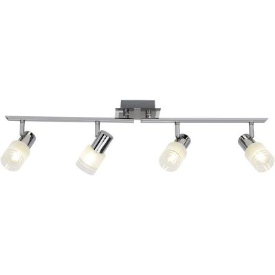 Metall Deckenstrahler Chrom, Blake, 28W, 2700K LED