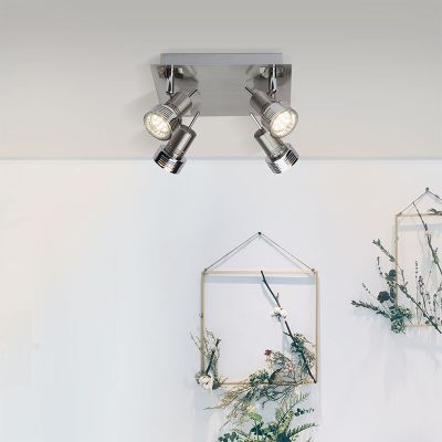 Moderne Deckenstrahler Chrom, Haven