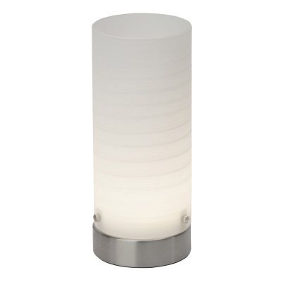 Glas Tischleuchte Weiß, Mexi, 3W, 3000K LED, mit Schalter