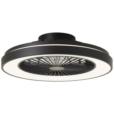 Moderne Deckenventilator Schwarz, Mazzaro, 40W, RGBW LED, mit Fernbedienung