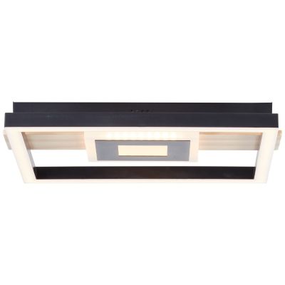 Design Deckenleuchte Schwarz, Zakiya, 24W, 3000K LED