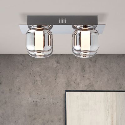 Design Deckenleuchte Chrom, Emmely, 22W, 3000K LED
