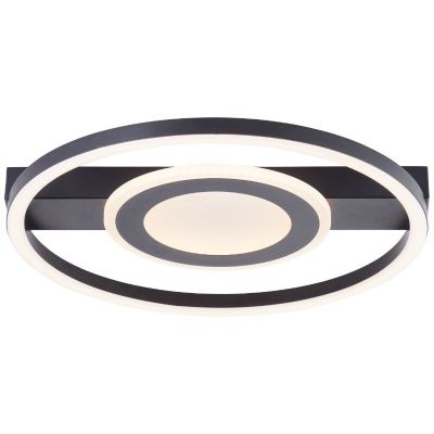 Design Deckenlampe Schwarz, Konrad, 20W, 3000K LED