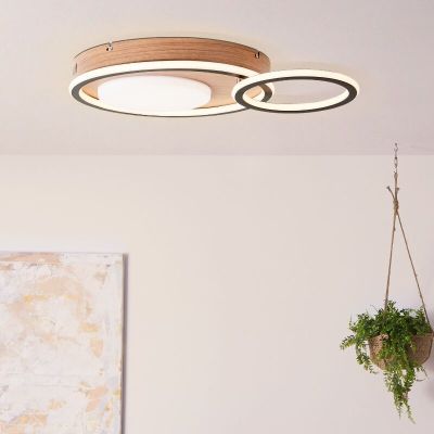 Moderne Deckenlampe Schwarz, Georgios, 48W, 3000K LED
