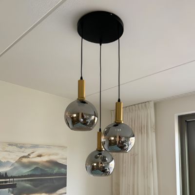 Design Pendelleuchte Grau, Giada