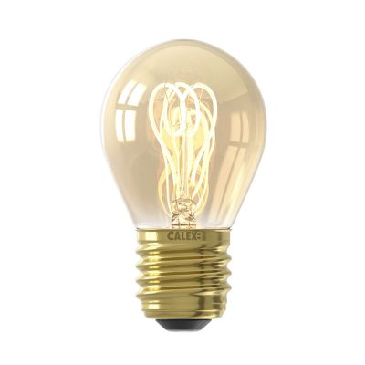 Dimmbare Calex E27 LED-Filament Lampe Bernstein, 2,5W, 2100K