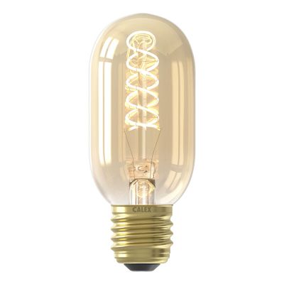 Dimmbare Calex E27 LED-Röhrenlampe Bernstein, 5,5W, 2100K