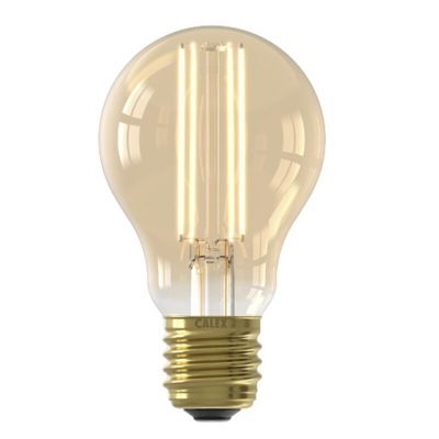 Dimmbare Calex E27 LED-Filament Lampe Bernstein, 4,5W, 2100K