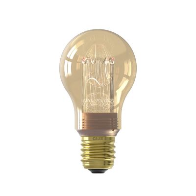 Dimmbare Calex E27 LED-Filament Lampe Bernstein, 3,5W, 1800K
