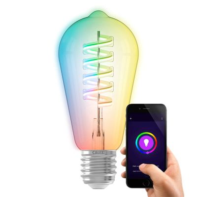 Calex Smart LED-Lampe E27 4,9W, RGBW