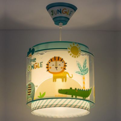 Mehrfarbige Kinder Pendelleuchte Kunststoff, Jungle