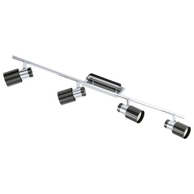 Nickel retro Deckenstrahler Stahl, Nicolas