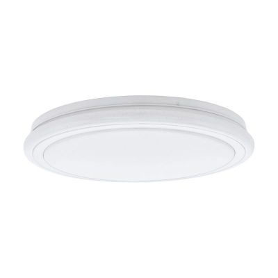 Weiße Deckenlampe Stahl, Elseline, 30W, in Lichtfarbe einstellbare LED