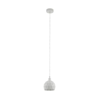 Weiße moderne Pendelleuchte Stahl, Silva