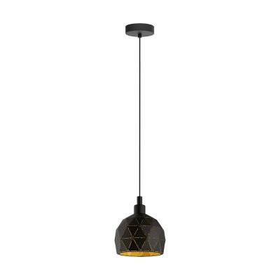Schwarze moderne Pendelleuchte Stahl, Silva