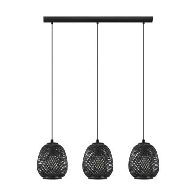 Holz Pendelleuchte Schwarz, Nicole