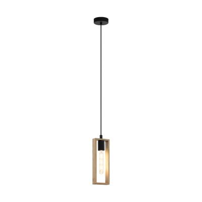 Holz Pendelleuchte Braun, Elroy