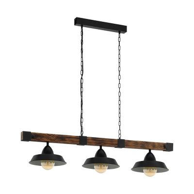 Holz Pendelleuchte Braun, Josia