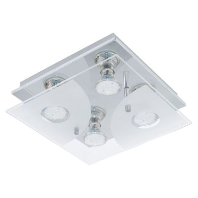 Chrom moderne Deckenlampe Edelstahl, Annelinde