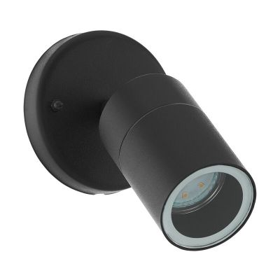 Schwarze Außenleuchte Stahl, Jaydae, IP44
