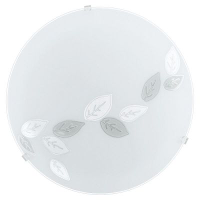 Weiße Deckenlampe Glas, Bada
