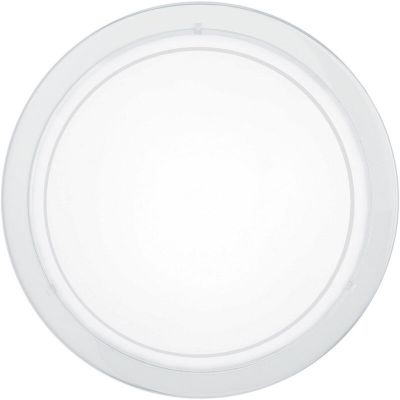 Weiße Deckenlampe Glas, Agena