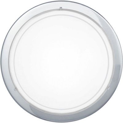 Chrom Deckenlampe Glas, Agena