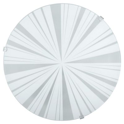 Weiße Deckenlampe Glas, Bada