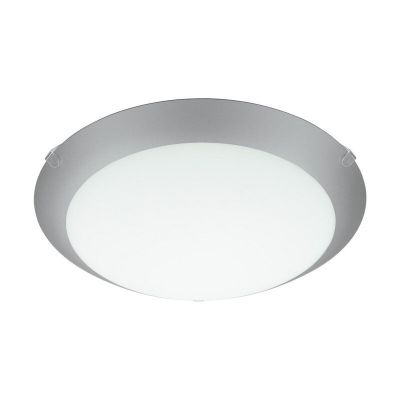 Weiße Deckenlampe Glas, Bada