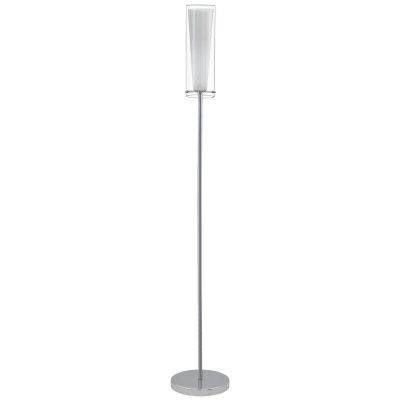 Chrom design Stehlampe Glas, Barceno, mit Schalter