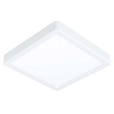 Weiße Smart Deckenleuchte Kunststoff, Geraldo, 16,5W, warm- bis kaltweiß einstellbare LED, IP44