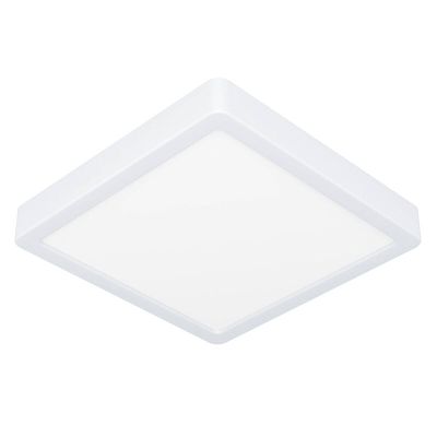 Weiße Deckenlampe Kunststoff, Geraldo, 17W, 3000K LED