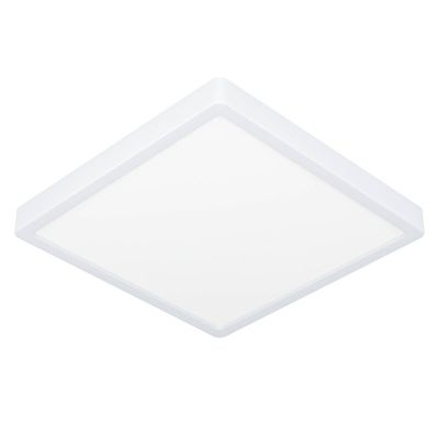 Weiße Deckenlampe Kunststoff, Geraldo, 20,5W, 3000K LED