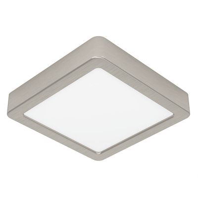 Nickel Deckenlampe Kunststoff, Geraldo, 11W, 3000K LED