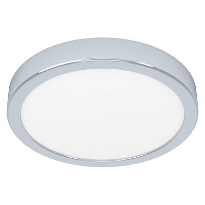 Chrom Badezimmer Deckenleuchte Kunststoff, Geraldo, 17W, 3000K LED, IP44