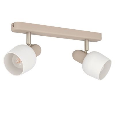 Beige Deckenstrahler Stahl, Connor