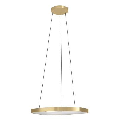 Goldene design Pendelleuchte Aluminium, Samson, 25,2W, 3000K LED