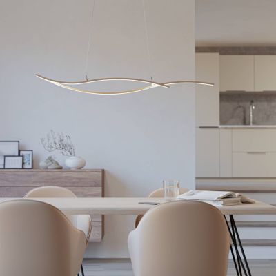 Braune design Pendelleuchte Stahl, Tevin, 20W, 4000K LED