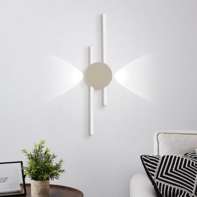 Braune design Wandleuchte Aluminium, Vixa, 20W, 3000K LED
