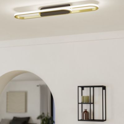 Goldene design Deckenleuchte Aluminium, Crijn, 20W, White Switch LED