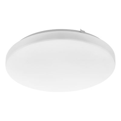 Weiße moderne Smart Deckenleuchte Kunststoff, Eloise, 12W, RGBW LED