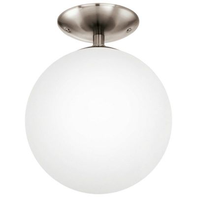 Nickel Deckenleuchte Glas, Dave