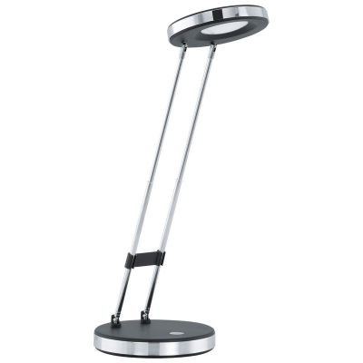Schwarze moderne Schreibtischlampe Kunststoff, Arie, 3W, 3000K LED, mit Schalter