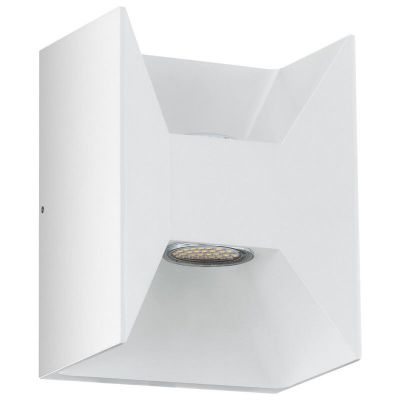 Weiße Außenleuchte Aluminium, Jeslynn, 3W, 3000K LED, IP44
