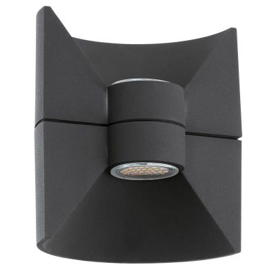 Anthrazit moderne Außenleuchte Aluminium, Josefina, 3W, 3000K LED, IP44