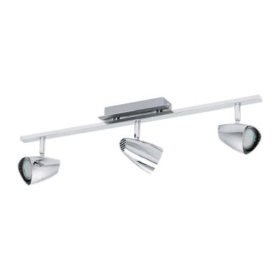 Chrom design Deckenstrahler Kunststoff, Akke