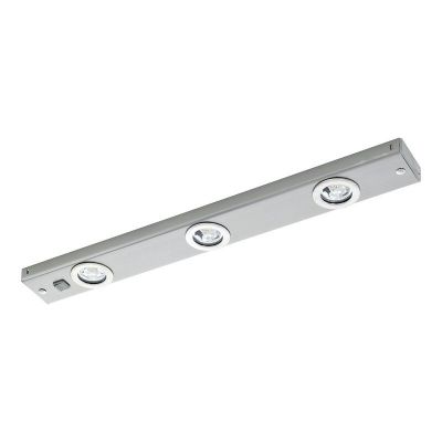Nickel moderne Deckenleuchte Metall, Jary, 2W, 3000K LED, mit Schalter
