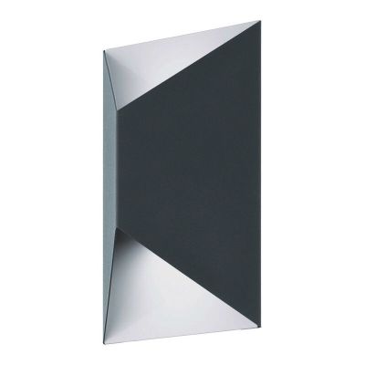 Anthrazit moderne Außenleuchte Metall, Lyndi, 3W, 3000K LED, IP44